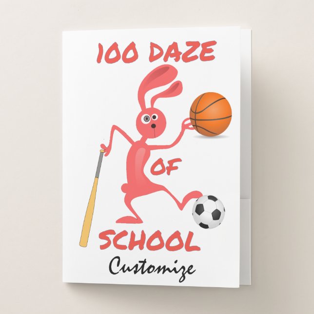 One Hundred Daze Of School Thunder_Cove Pocket Folder (Front)