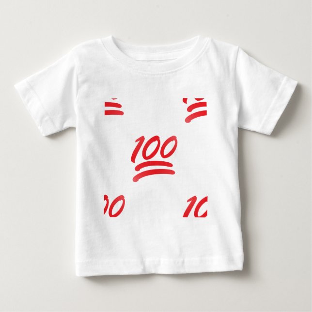 one hundred emoji baby T-Shirt (Front)