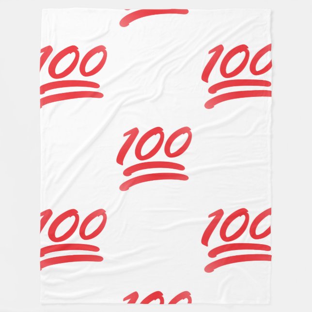one hundred emoji blanket (Front)