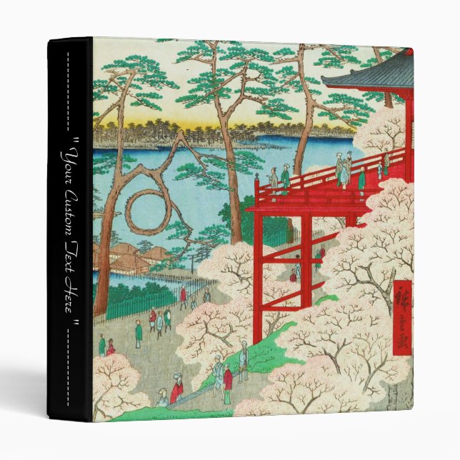 One Hundred Famous Views of Edo Ando Hiroshige Binder (Front/Spine)