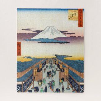 One Hundred Famous Views of Edo Ando Hiroshige Jigsaw Puzzle