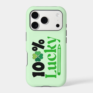 One Hundred Percent Lucky St. Patrick’s Day -61101 iPhone 17 Pro Case