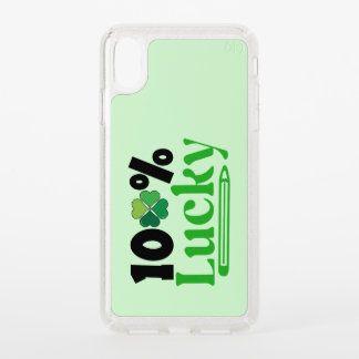 One Hundred Percent Lucky St. Patrick’s Day -61101 Speck iPhone XS Max Case