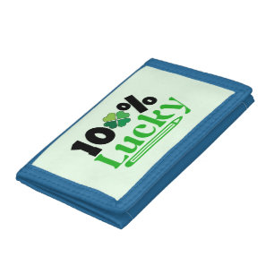 One Hundred Percent Lucky St. Patrick’s Day -61101 Tri-fold Wallet