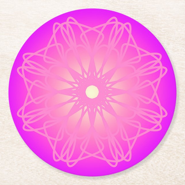 one hundred six round paper coaster (Front)