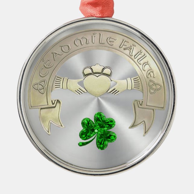 One Hundred Thousand Welcomes Metal Ornament (Front)