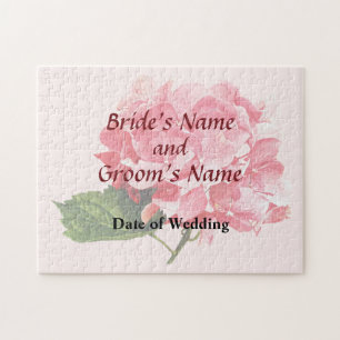 One Hydrangea Cluster Wedding Products Jigsaw Puzzle