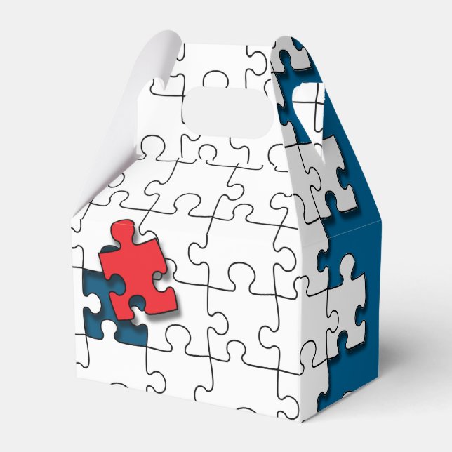 One in 110 - Autism Awareness Favor Boxes (Front Side)