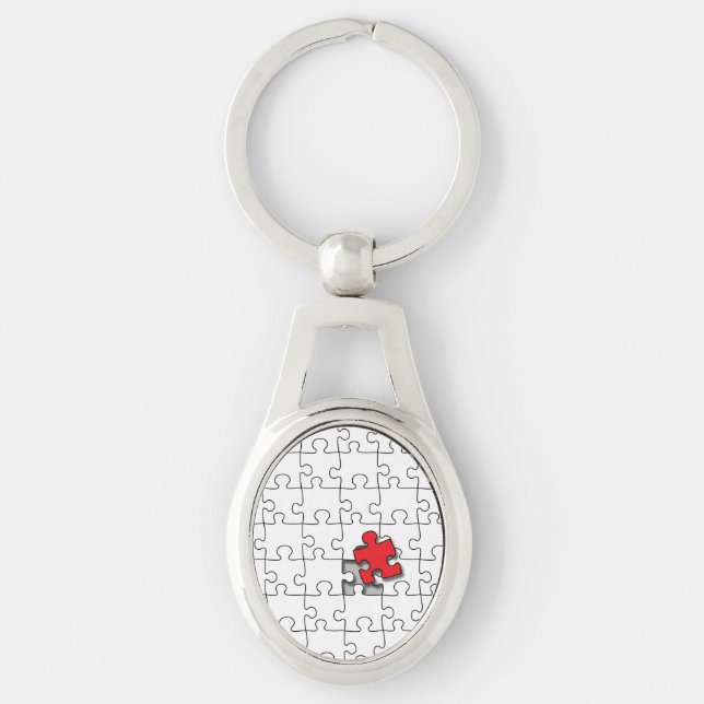 One in 110 - Autism Awareness Keychain (Front)