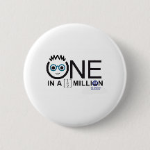 One In a Half Million Logo - Button