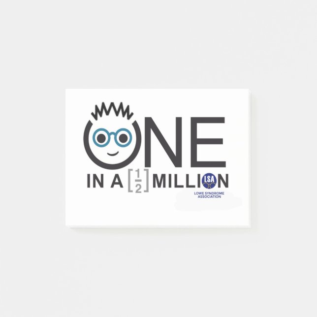 One In a Half Million Logo - Notes (Front)