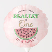 30 One in a Melon Watermelon Summer First Birthday Personalized Nugget Labels 
