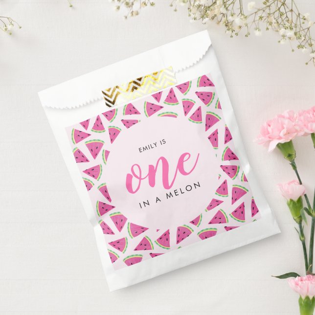 One in a melon 1st birthday favor bag (Sealed)