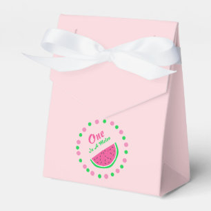One In A Melon 1st Birthday Favor Boxes