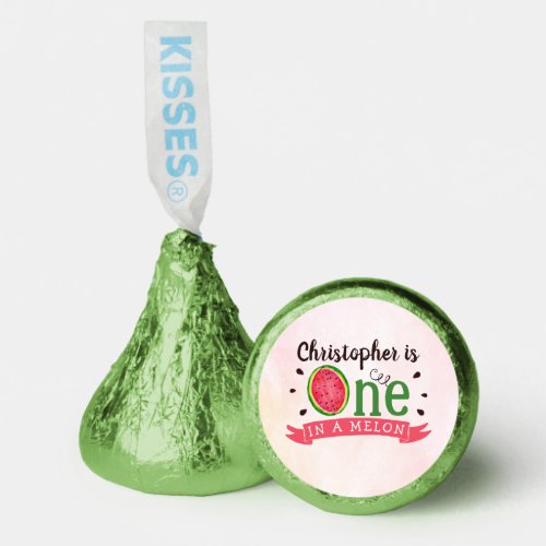 One In A Melon 1st Birthday Hersheys Kisses