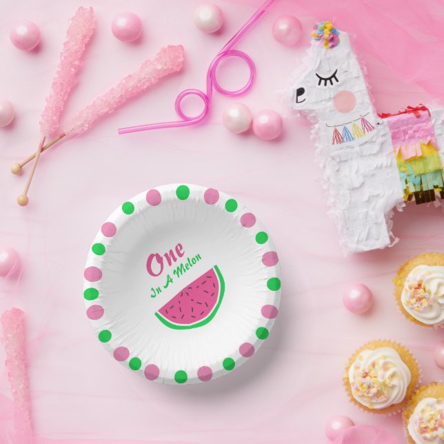 One In A Melon 1st Birthday Paper Bowls (Party)