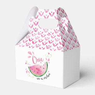 One in a Melon 1st Birthday Party Favor Box