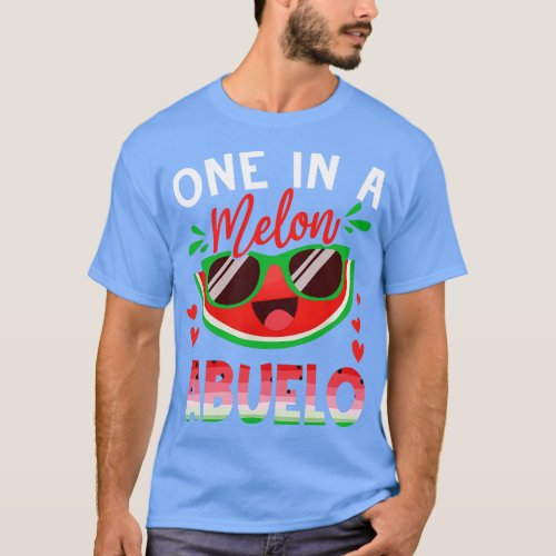 One In A Melon Abuelo Watermelon Family Matching T_Shirt