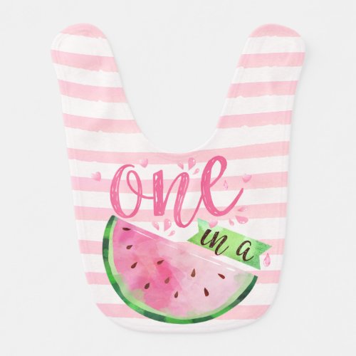 One in a Melon Baby Bib