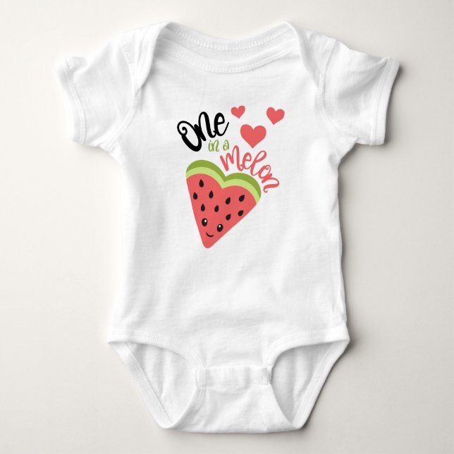 One In a Melon Baby Bodysuit (Front)