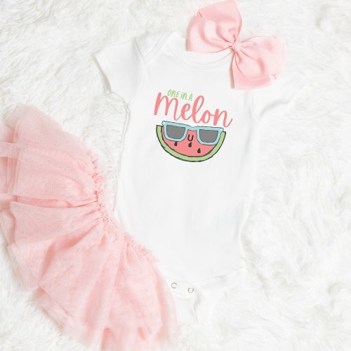 One In A Melon Baby Bodysuit