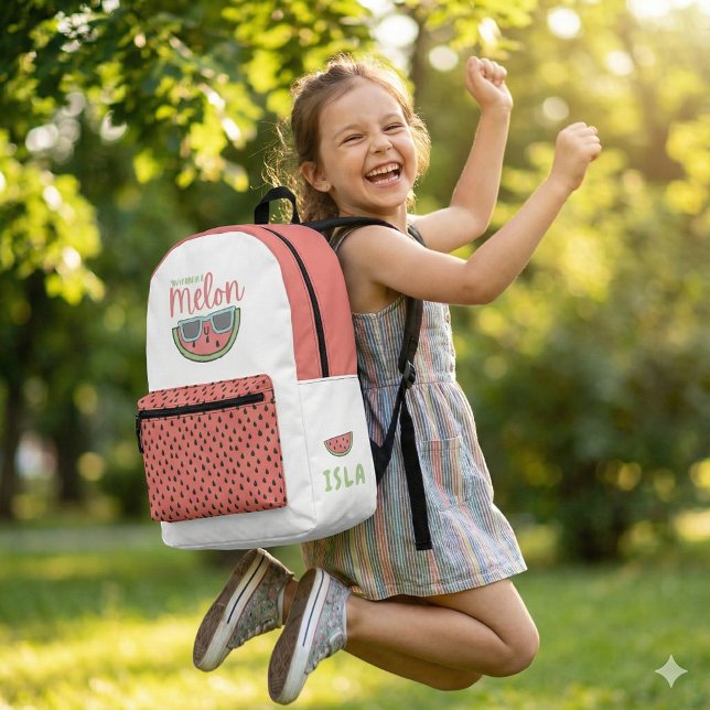 One In A Melon Backpack (Empower someone special with this, "One in a melon" personalized backpack! )