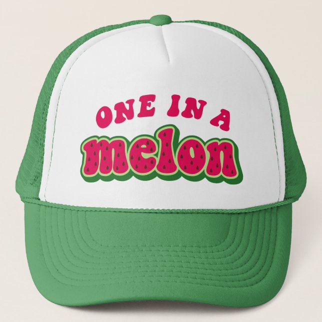 One in a Melon Baseball Hat Cap (Front)