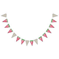 One In A Melon Birthday Banner