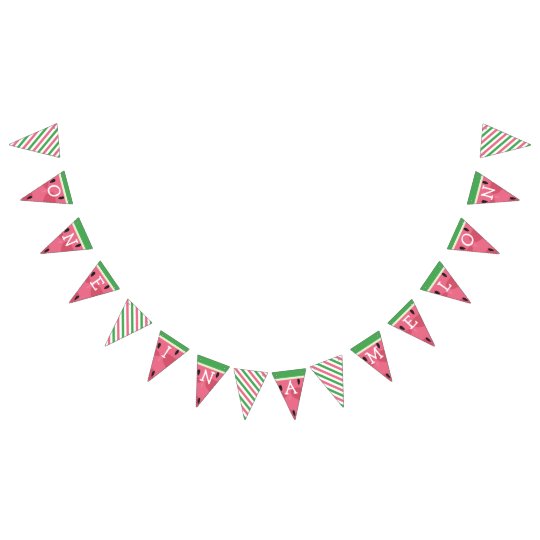 One In A Melon Birthday Banner Zazzle Com