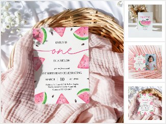 One In A Melon Birthday Party Collection