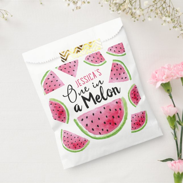 One in a Melon Birthday Party Favor Bag (Sealed)