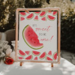 One in a Melon Birthday Sign, Sweet To Be One Pedestal Sign<br><div class="desc">Make your little one's "One in a Melon Birthday" extra special with our delightful Sweet To Be One Pedestal Sign! Featuring a charming watermelon design and personalized details, this sign adds a whimsical touch to your birthday celebrations. Whether you place it as a centerpiece on your party table or use...</div>