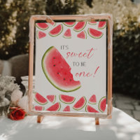 One in a Melon Birthday Sign, Sweet To Be One