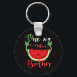 One In A Melon Brother Funny Birthday Matching Fam Keychain<br><div class="desc">One In A Melon Brother Funny Birthday Matching Family Summer</div>