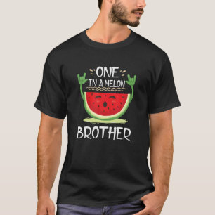One In A Melon Brother Funny Watermelon Family T-Shirt
