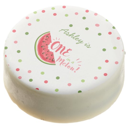 Download One in a melon Cookies Birthday Summer Watermelon | Zazzle.com