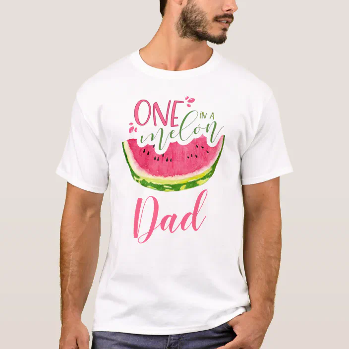 One In A Melon Mom Shirt Gift for Mom Watermelon Theme T-Shirt Summer Unisex Tee Mom Birthday Gift for Her Watermelon Shirt
