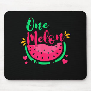 One In A Melon Dada Summer Birthday Party Matching Mouse Pad