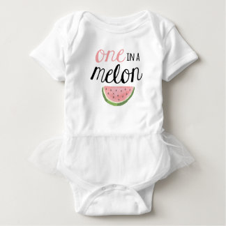 One in a Melon, First Birthday Outfit Baby Bodysuit