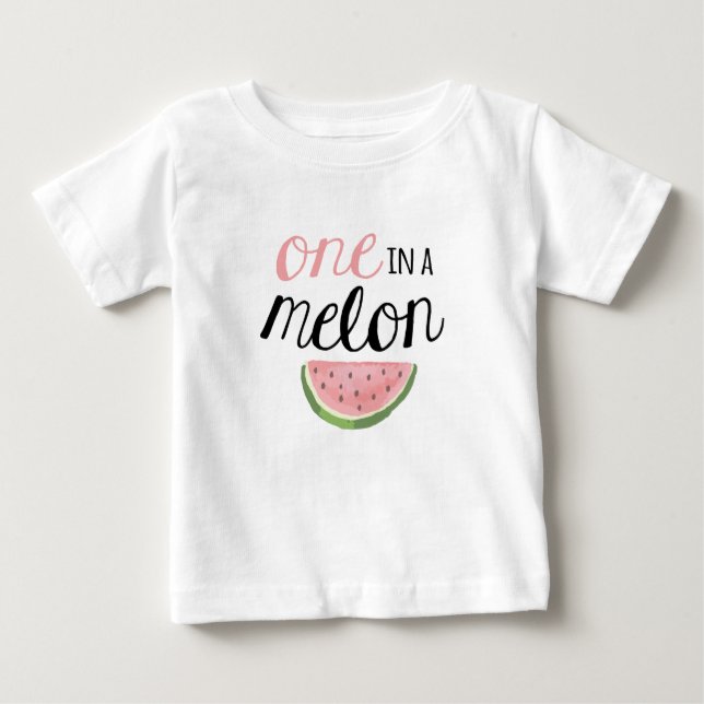 One in a Melon, First Birthday Shirt (Front)