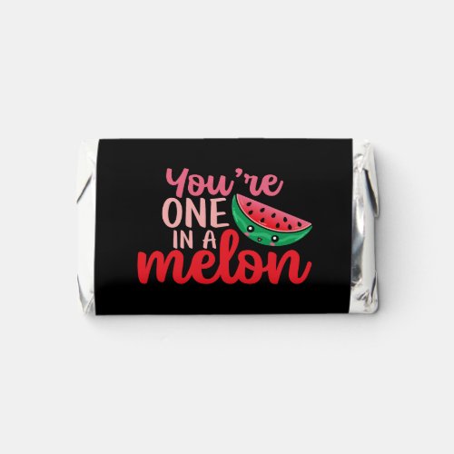 One In A Melon Funny Love Kawaii Valentines Day Hersheys Miniatures