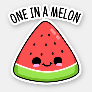 Cartoon Watermelon Stickers - 20 Results | Zazzle