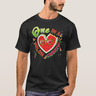 One In A Melon Grandma Family Matching Melon Birt T-Shirt