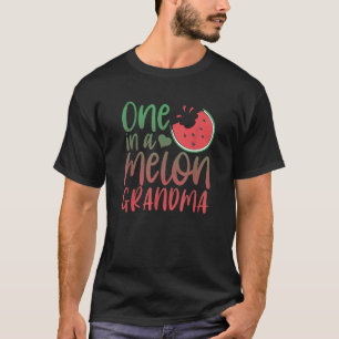 One in a Melon Grandma Matching Family Watermelon  T-Shirt