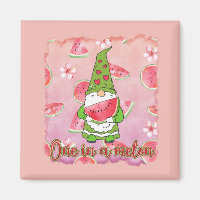 One in a Melon | Green Gnome & Watermelon