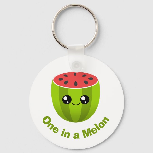 One in a Melon Keychain (Front)