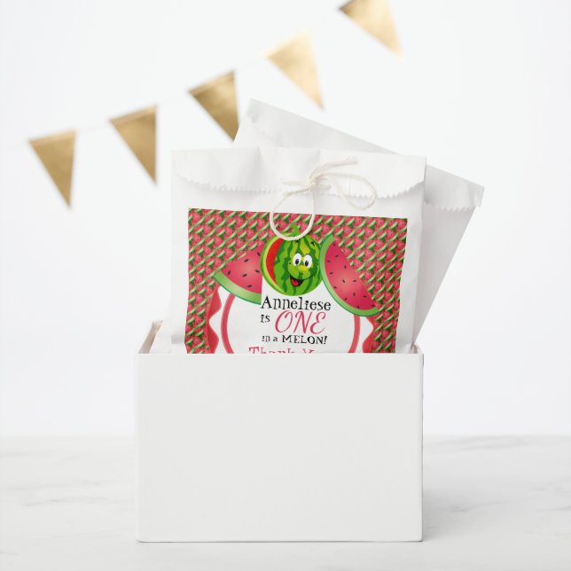 One in a Melon Kid's Birthday Favor Bag (Party)