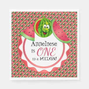 One In A Melon Kid's Birthday Napkins