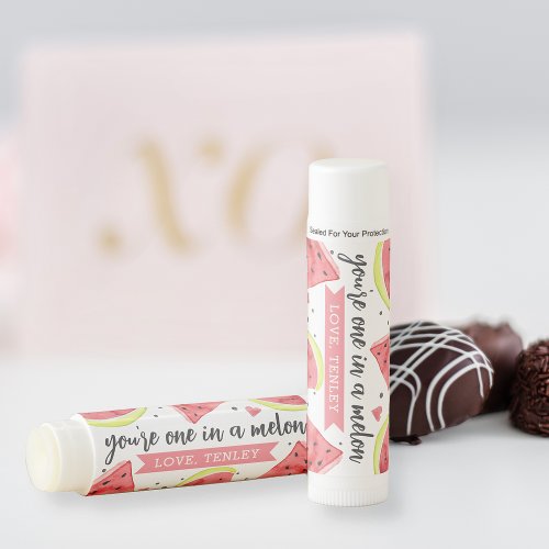 One In A Melon  Kids Classroom Valentines Day Lip Balm
