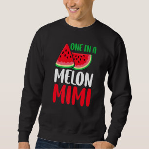 One In A Melon Mimi  Watermelon Family Matching Sweatshirt